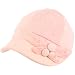Cotton Summer Lace Soft Body Newsboy Cabby Cap Hat Pink