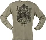 Extreme Pain Fight or Flight Olive Long Sleeve T-Shirt (Size=XL)