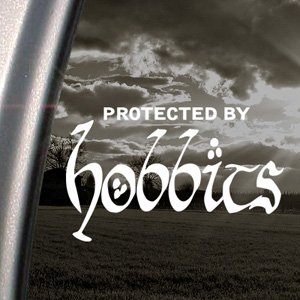 Protected By Hobbits Decal Lord Of The Rings Sticker