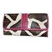 Pink Giraffe Print Clutch Wallet with Checkbook Holder in Choice of Trim Colors