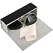 EyeSun Folding Velvet Eyeglasses Case for Sunglasses and Large Eyeglasses