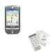 Clear Anti-glare Screen Protector for the Pharos GPS 525P - Gomadic Brand