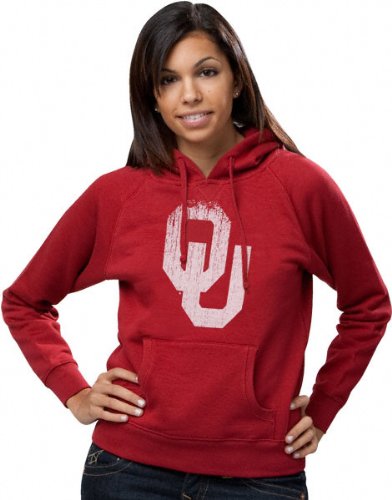 Oklahoma Sooners Women's Sport Stretch Vintage Fleece Hoodie