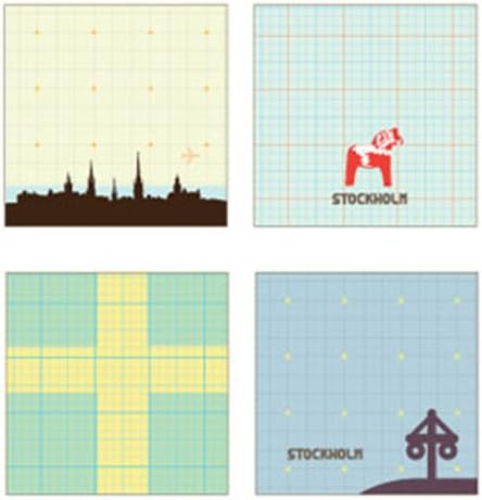 City View Sticker Post-it Bookmark Marker Memo Book Sticky Notes