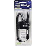 MMF Industries Wedgy Anti-Microbial Cord Pens with Clip-on, Blue Ink, Single Pen (28208)
