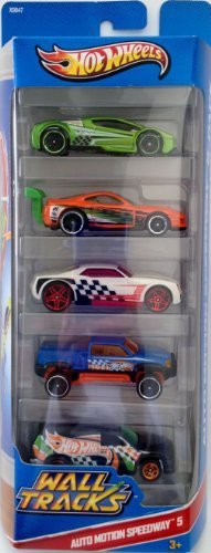 Hot Wheels Wall Tracks Auto Motion Speedway 5-Pack