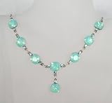 Ladies large nugget drop necklace - opal
