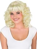 Poof Bangs Blonde Wig Curly Wig Theatre Costumes Wigs