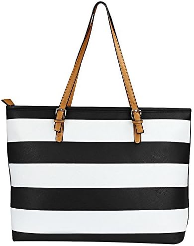 SHENGXILU Women's/Lady's PU Leather Handbag Little Monster Tote (A-Black)