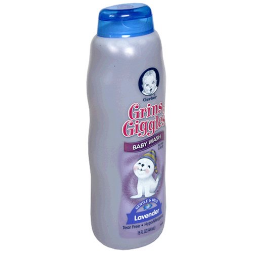 *^ Gerber Grins & Giggles Baby Wash Lavender15oz (3pack) Disafforest