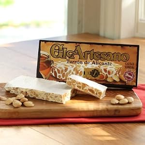 Alicante Turron - Crispy Bar with Whole Almonds by Hot Paella