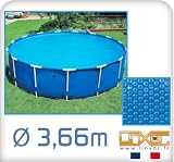 Linxor - Bâche �  Bulle Ronde 3.66 Ø 180 Microns