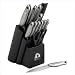 Sabatier 15Pc Stainless Steel Pro Steel Cutlery Knife Set