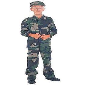 Army Soldier Boys fancy Dress Costume age 4-6