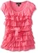 Amy Byer Girls 7-16 Ruffle Knit Top