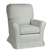 Crown Gingham Glider Rocker - Blue