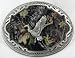 Mossy Oak Duck Hunting Enamel Pewter Buckle ,Sport Buckle