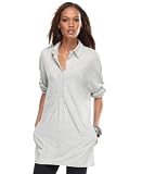 INC International Concepts Tunic, Tab Sleeve Jersey Shirt