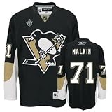 MALKIN 2008 STANLEY CUP #71 Pittsburgh Penguins RBK Premier NHL Hockey Jersey by Reebok ( NHLPA Certified Custom Sewn Authentic Twill)