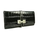 Kenneth Cole New York Genuine Leather Moc Croc Womens Clutch Wallet in Choice of Colors