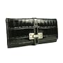 Kenneth Cole New York Genuine Leather Moc Croc Womens Clutch Wallet in Choice of Colors