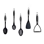 Ethos Sebastian Conran Kitchen Utensil Set, Black, 5 Piece
