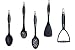 Ethos Sebastian Conran Kitchen Utensil Set, Black, 5 Piece