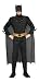 Men's Deluxe Muscle Chest The Dark Knight Batman Costume, Black, Large