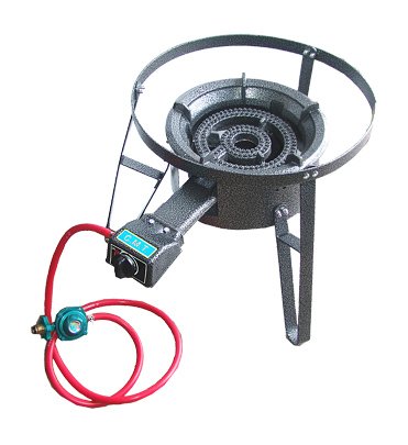 19 Inches Tall Outdoor Gas Stove & Stand Combo