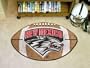 New Mexico Lobos NCAA 22" x 35" Football Shaped Area Rug Floor Mat