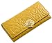 Heshe® 2015 New Women Fashion Waxy Vintage Leather Rose Pattern Long Wallet Large Handbag Clutch Coin Cash Holder Card Case