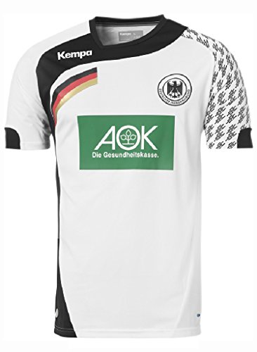 Kempa DHB Deutschland Heimtrikot 2015-2016 Handball weiß/schwarz, 3XL
