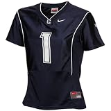 Nike Connecticut Huskies (UConn) #1 Women's Football Replica Jersey - Navy Blue (Medium)