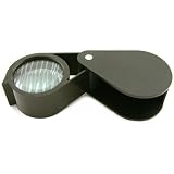 10x Jewelers Folding Loupe Gemstone Magnifier Opti Tool