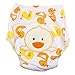 1pc Baby Girl Boy Pee Potty Training Pants Washable Cloth Diaper Nappy Underwear (L(fit for 12-24months), Duck)