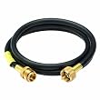 Mr. Heater F273710 5' Propane Hose Assembly 1"X20 Female Throwaway Thread X 1"X20 Male Throwaway Thread