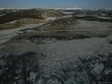 Aerial View of an Ancient Migration Trail in the Darhad Valley Leading up to Hordil Pass Photographic Poster Print, 24x18