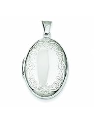Genuine .925 Sterling Silver Oval Locket 2.6 Grams. 100% Satisfaction Guaranteed.