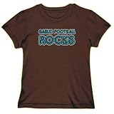 TShirt Womens Brown  Gaelic Football ROCKS   Sports Large