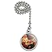 GRAPHICS & MORE Christmas Holiday Dear Santa Reading Letters Ceiling Fan and Light Pull Chain