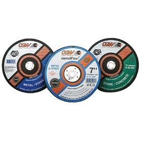 CGW ABRASIVES 35573 24-GRIT CIRCULAR SAWS CUT-OFF WHEEL 7x3 32x5 8 - ALUMINUM OXIDE by CGW
