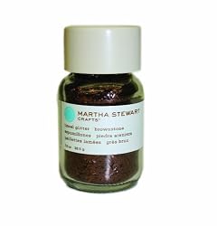 Martha Stewart Crafts Tinsel Glitter, Brownstone, 1 Ounce