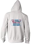 It's hard to be humble when you make your own Beer Adult Zippered Jacket WHITE 2X