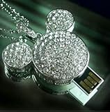New Mickey Mouse Usb Flash Drive 4 GB -Necklace