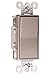 Legrand radiant TM874NICC6 15 Amp Rocker Wall Switch, 4-Way Decorator Light Switches, Nickel (1 Count)