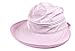 Marrywindix Handmade Chic Fashion Ladies Woman Bohemia Bowknot Summer Dual Purpose Two Uses Polyester Hat Braid Sun Visor Floppy Fold Summer Swimming Beach Hat (Pink)