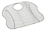 Elkay LKWOBG2115SS Stainless Steel Wavy Wire Bottom Grid