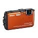 Nikon COOLPIX AW100 Waterproof Compact Digital Camera - Orange (16MP, 5x Optical Zoom) 3 inch LCD