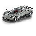 Mondo Motors - 50092W - Voiture Miniature - PAGANI Zonda F - Gris fonce - Echelle 1/18