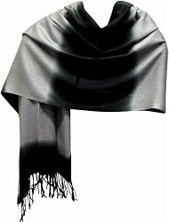 Gorgeous Lightweight Soft Pashmina Fashion Shawl -- Brown Mauve Black Teal